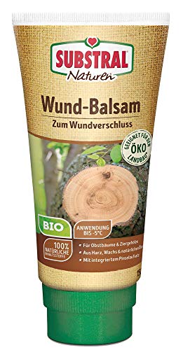 Substral Naturen Bio Wundbalsam, Wundverschlussmittel , das elastische Baumpflaster nach dem Baumschnitt, 150 g