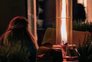 Feuersäule Gas