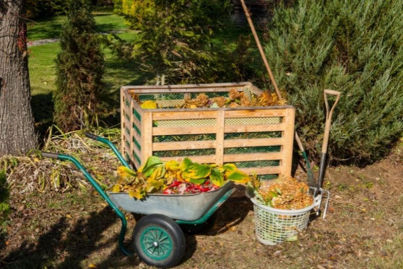 Bio Garten Abfall Kompost shelfplaza® HOME Komposter 100x110x120 1320L 