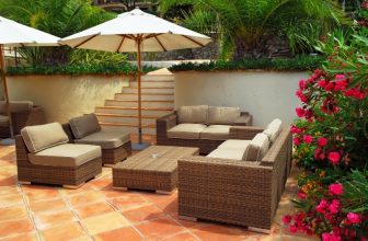 Sonnenschirmständer mit Rollen